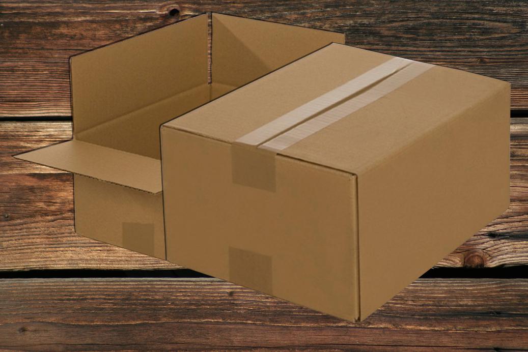 Faltkartons 300x215x140 mm 1-wellig Braun